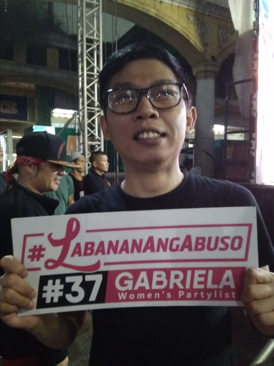 Look! It's <a href="/tonyocruz/">Tonyo Cruz</a> for #LabananAngAbuso #37GABRIELA. Labyu Torns... 💜