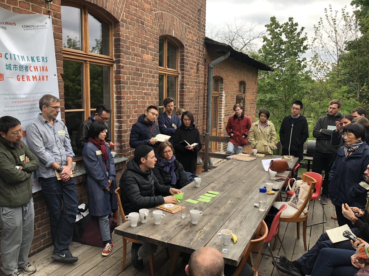 OBeckmann's tweet photo. Inspiring #SocInn case presentations from #changemakers from Asia and Europe. We will work on impact scaling strategies, #crowdfunding , #CANVASbusinessmodelling and more for the cases. @BoschStiftung #CITYMAKERSLAB #SocEnt https://t.co/WMA0Tk297w