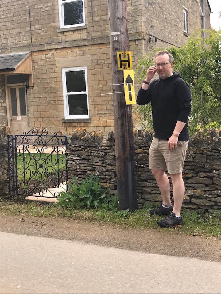 Out signing the route! cotswoldcogfest.org