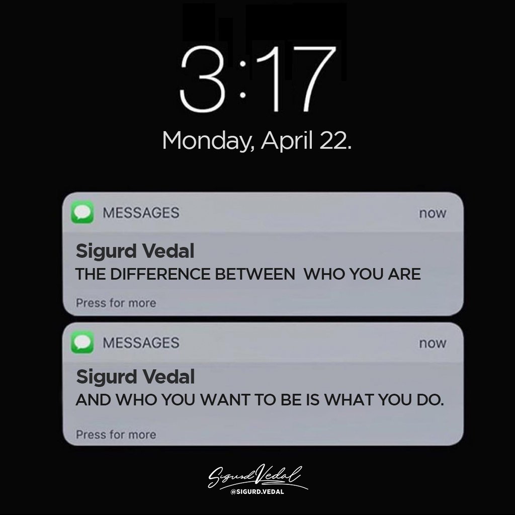 SigurdVedal's tweet photo. Take responsibility for who you are.
Take responsibility for who you want to be.
Map up the milestones through which you can reach it.
Plan your journey.
Take off.
👉 Follow @SigurdVedal
#goonanadventure #adventuretime #readyfortakeoff https://t.co/HscFfHlmqy