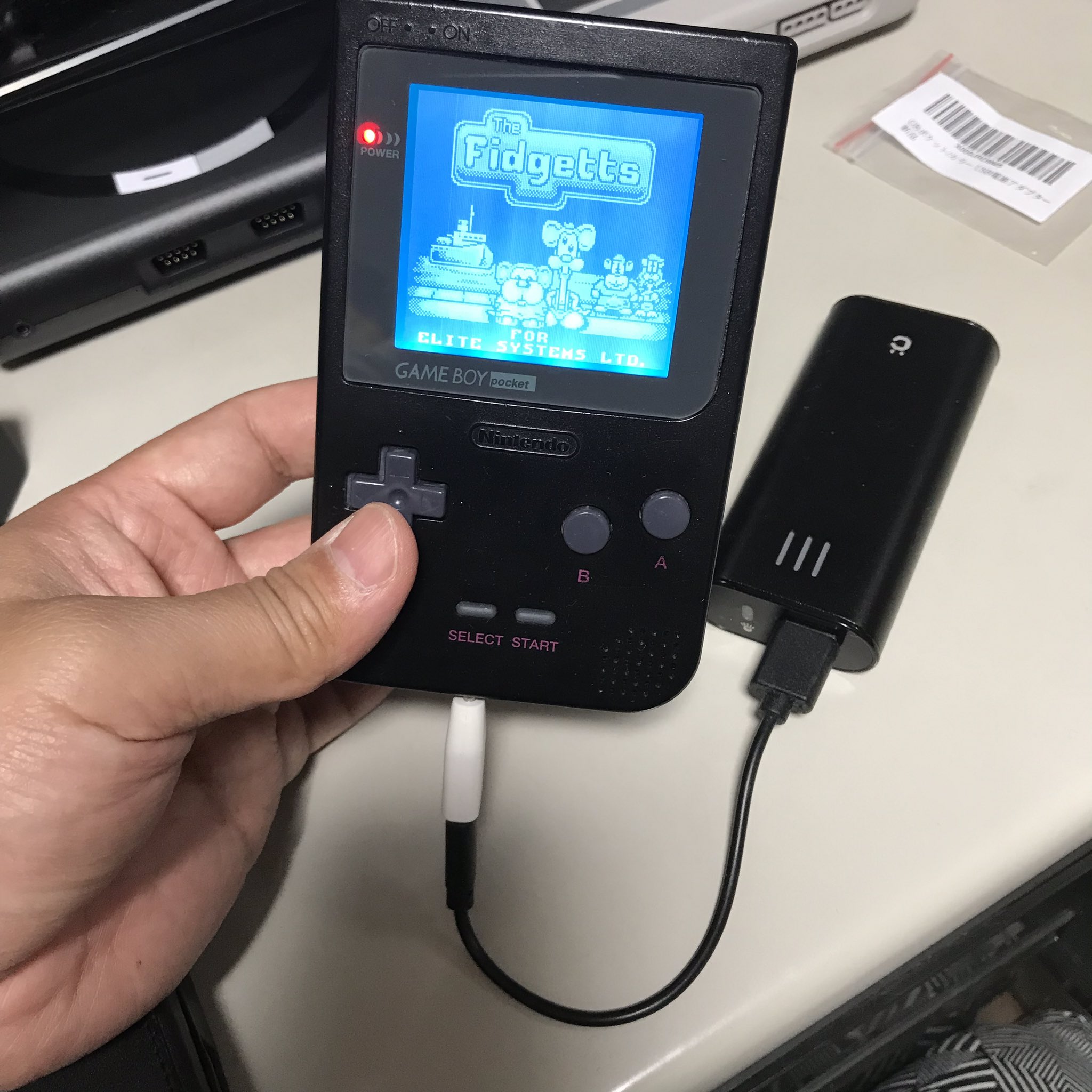 匿名配送】 ゲームボーイ カラー ポケット 外付電源 不味 充電器