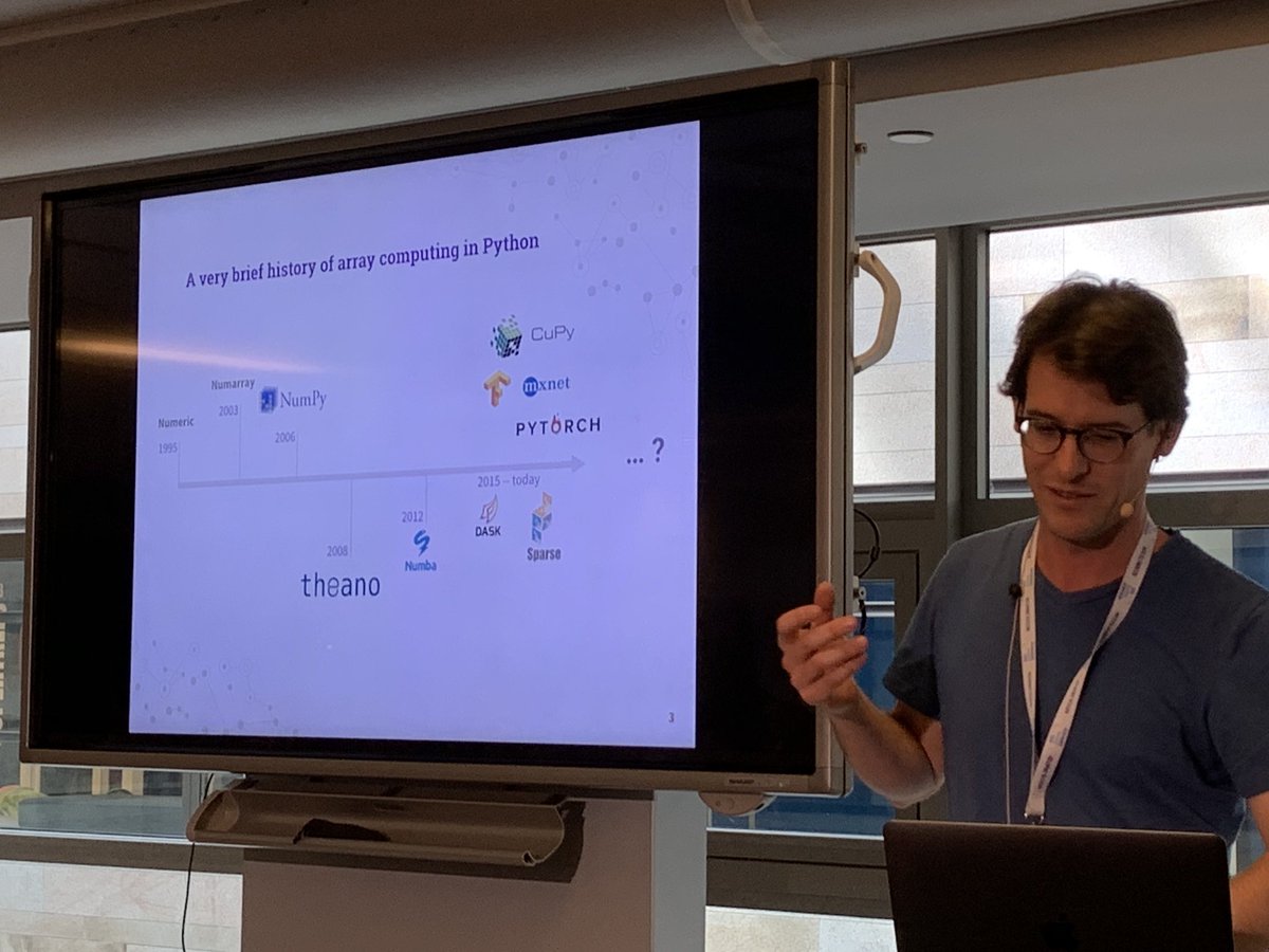 Long story of #opensource packages for Ralf Gommers at #PyDataAmsterdam