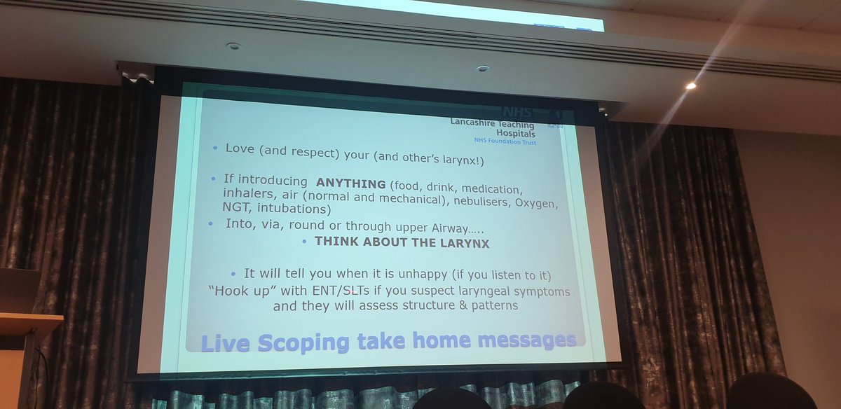 AlisonArmstron's tweet photo. Take home messages from @claire_slinger on Cough Hypersensitivity Syndrome #ARNS2019 https://t.co/8BAborPwH6