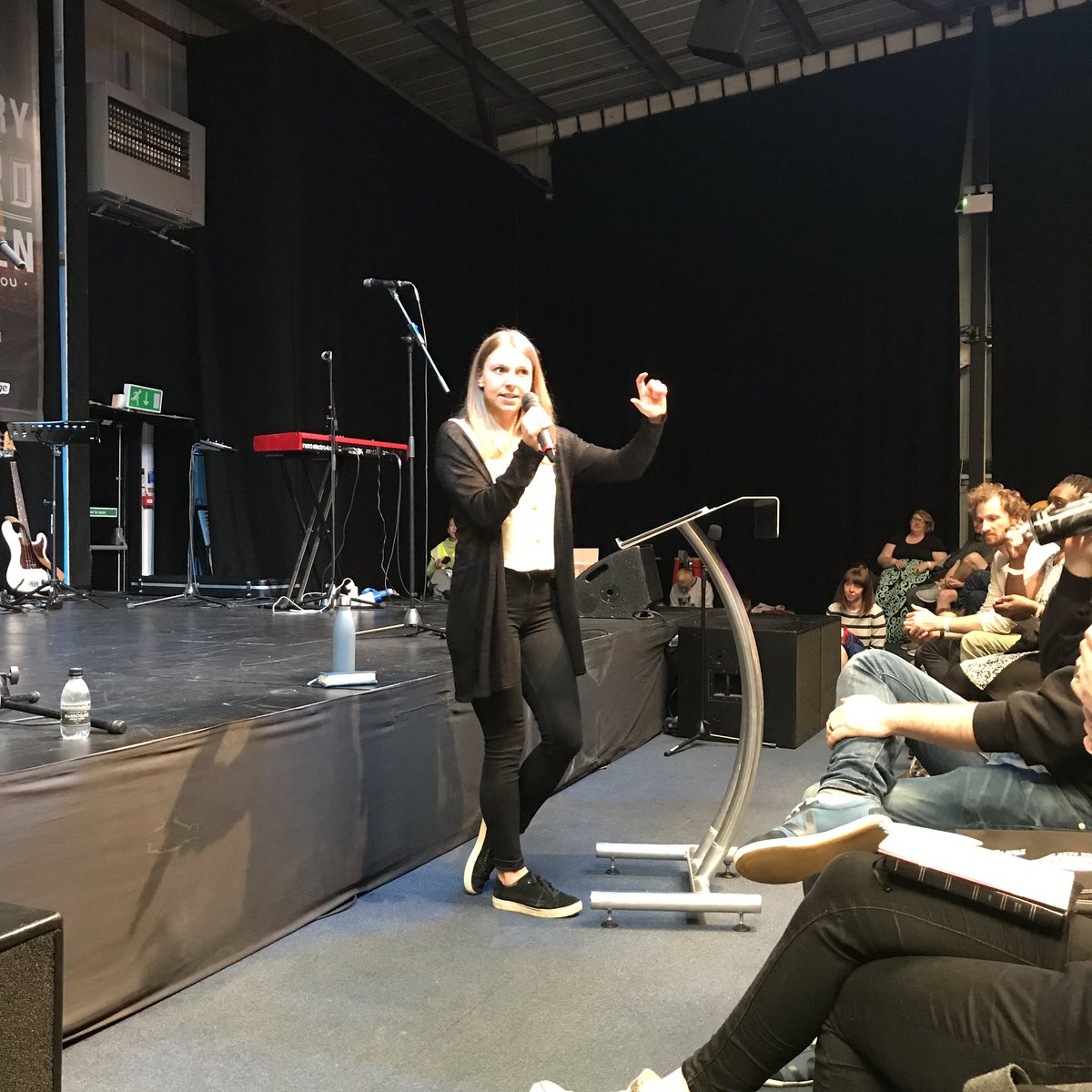 natwillnatter's tweet photo. “No one is too broken for God... God is making all things new. It’s what he does.”
Such a powerful story from @estherswaff at #proximity19 @JoinEden https://t.co/I0Mlezo6ly
