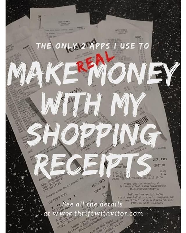 The 2 apps I use daily to make money with your everyday shopping receipts!.
.
I use 2 apps so the same receipt doubles the points!
.
Full post on my blog on bit.ly/2vRFckI
.
Blog link in my Bio👆👆.
.
.
.
.
.
#savemoney #savemoneytips #moneyb… bit.ly/2PY3nHr