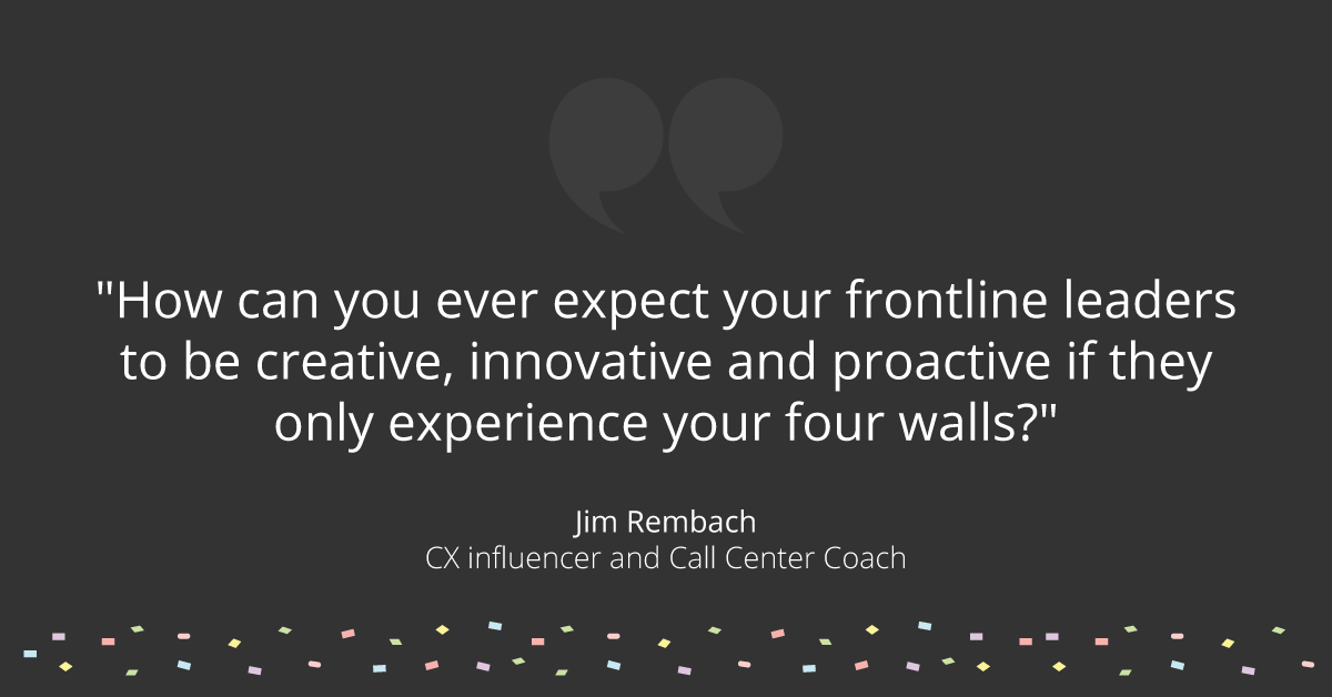 ProcedureFlow's tweet photo. When asked for #callcentermanagement wisdom, @jimrembach from @beyondmorale, was quick to reply! Bonus! Listen to our joint webinar here: https://t.co/tyHD3nOBM6 https://t.co/ynCqM8nJQM