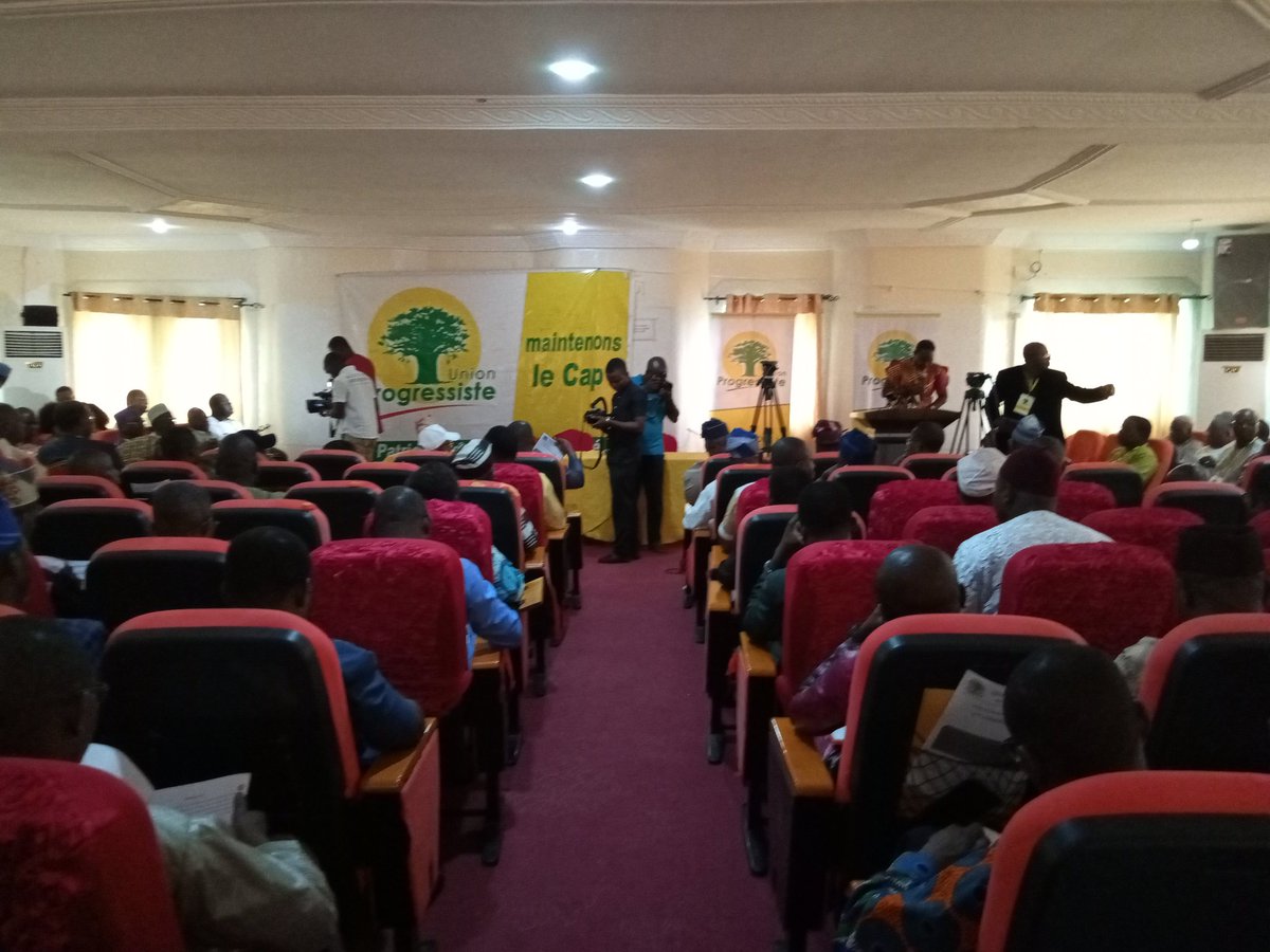L'#UnionProgressiste est à l'#HotelBelAzur de #GrandPopo pour un atelier d'échange de 02 jours sur le thème: "L'#UnionProgressiste et les élections législatives du 28 avril 2019: Bilan et Perspectives". #Wasexo #UnionProgressiste #SeminaireGrandPopo