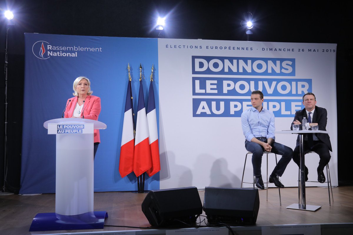 FNLavaurPteTarn's tweet photo. MLP_officiel : "Ce qui est sûr, c’est que s’il perd, le gouvernement Philippe/Castaner sera englouti par la défaite et #Macron sera irrémédiablement affaibli, lui dont le comportement déconsidère chaque jour davantage la fonction présidentielle." #OnArri… https://t.co/1k6BNGL2GH