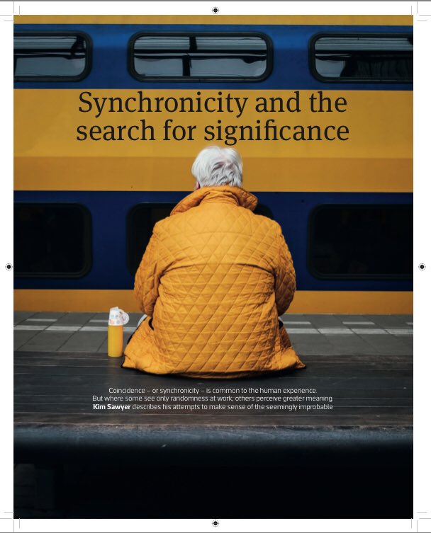 BethanyButzer's tweet photo. Saturday reading: “Synchronicity and the Search for Significance” by Dr. Kim Sawyer. I’m hoping to do a research study on synchronicity someday! https://t.co/Eiqmoy4cOE https://t.co/ArZSATmA1I