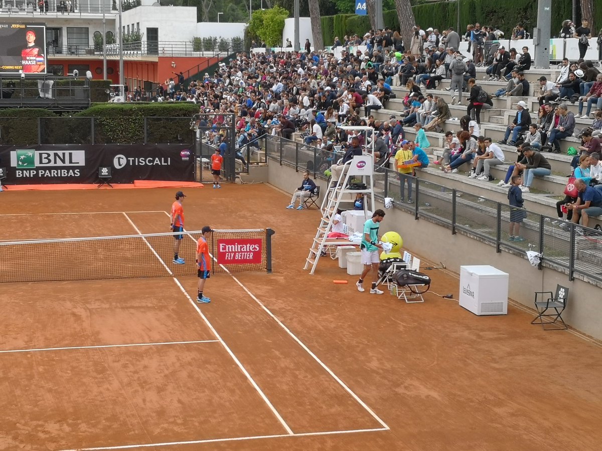 Pomeriggio di #tennis a #Roma <a href="/InteBNLdItalia/">Internazionali BNL d'Italia</a>