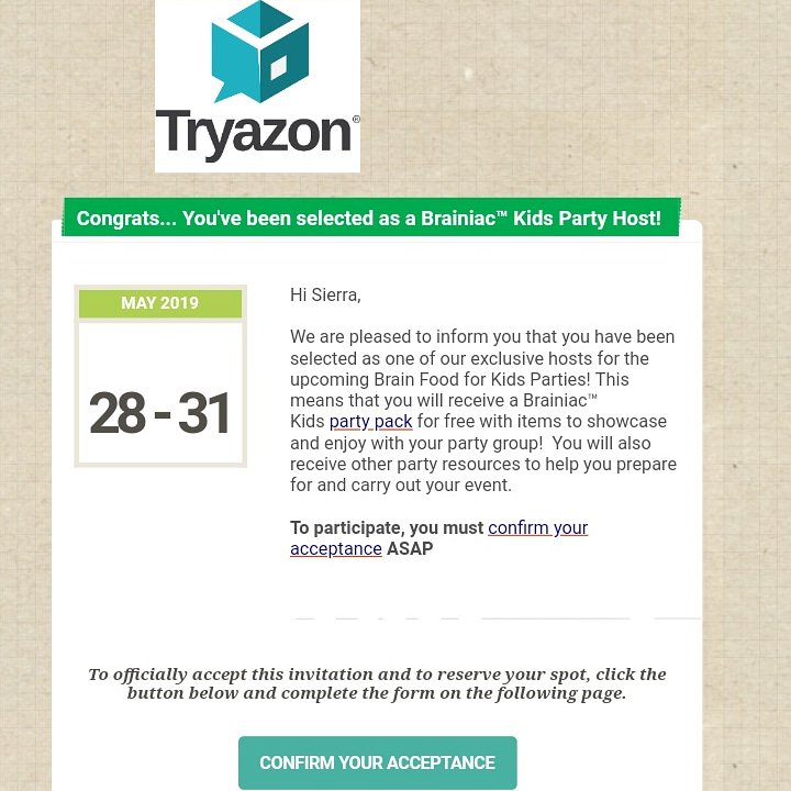 cicig1990's tweet photo. Woot Woot 🎉🎉 Can't wait to try my first party from @tryazon ☺️ #BrainiacKidsFoods different choices of yogurts should be a nice little treat for my kiddos brains! Lol Now just to see if it's as tasty as they claim it be 😎
#FoodForTheBrain #TryazonParties #StayAtHomeMomLife https://t.co/J7II4YKXCp