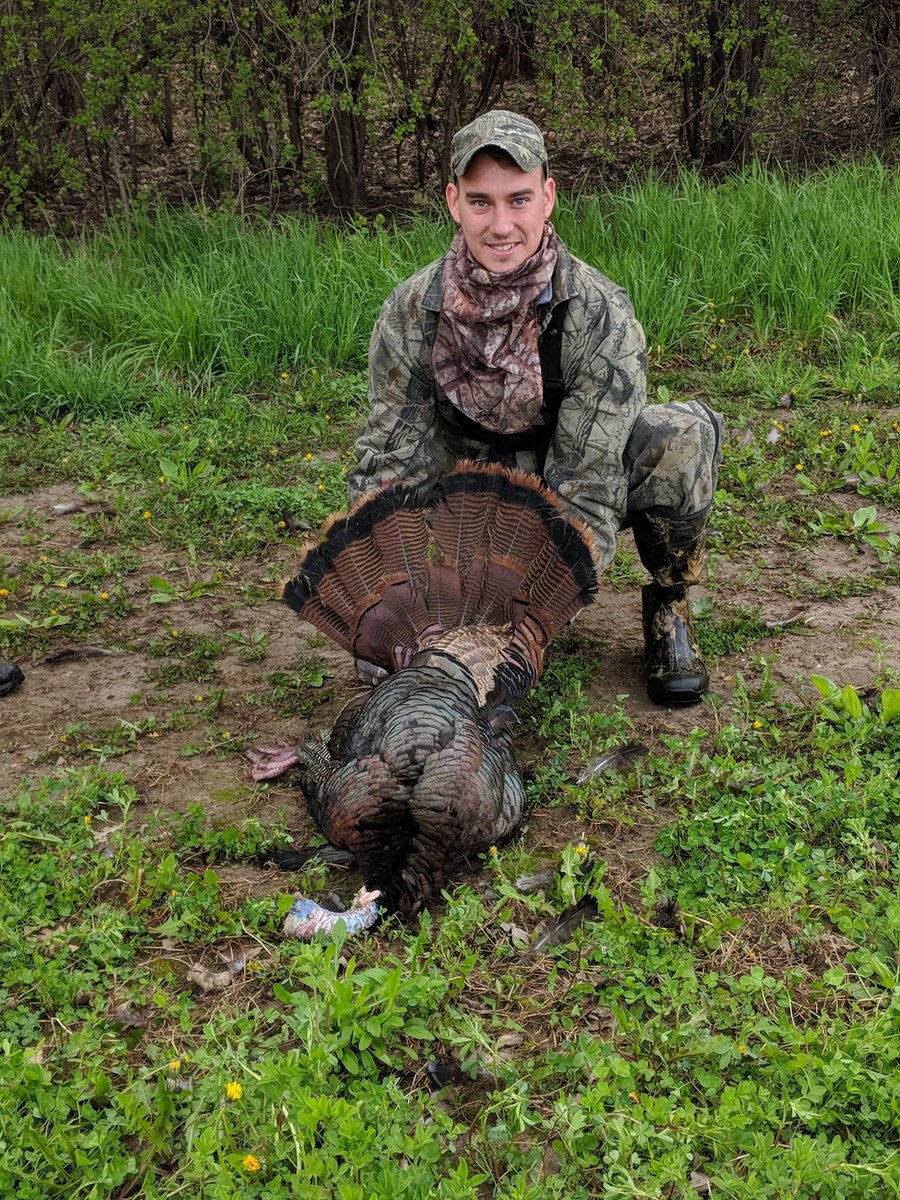 AllSportsNut's tweet photo. My son Josh had some success this morning. Well Done! #TurkeyDown https://t.co/c0THXIFXvA