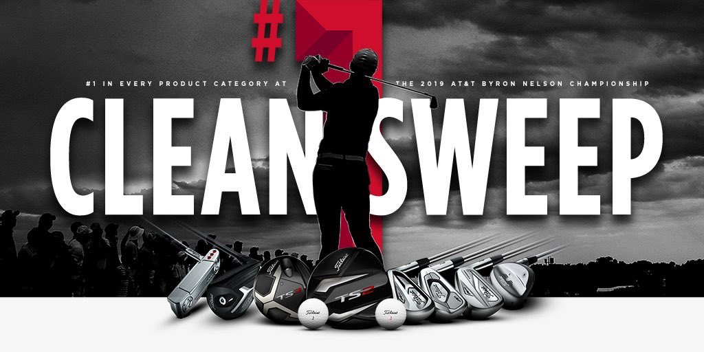 Another week, another clean sweep.  Titleist is the #1 choice at the AT&amp;T Byron Nelson in every product category. #ProvingIt #TSProject
