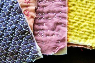 Feeling creative? Try your hand at Sashiko embroidery at the <a href="/TextileArtsCent/">Textile Arts Center</a> workshop today at noon! Meet across the hall from #brooklyndesigns in suite 1502 to learn the basics of this traditional Japanese stitching technique. Tix are still on sale at bit.ly/TAC_Sashiko!