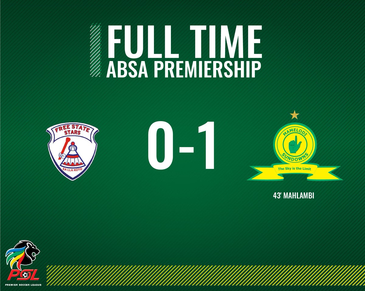 THAT'S IT, JOB DONE!!! We have done it Masandawana! We are Champions! After a hard fought victory at Goble Park, let the celebrations begin! 🏆🏆🏆🏆🏆🏆🏆🏆🏆

#Sundowns #DownsLive #AbsaPrem #DownsStars  #Back2Back