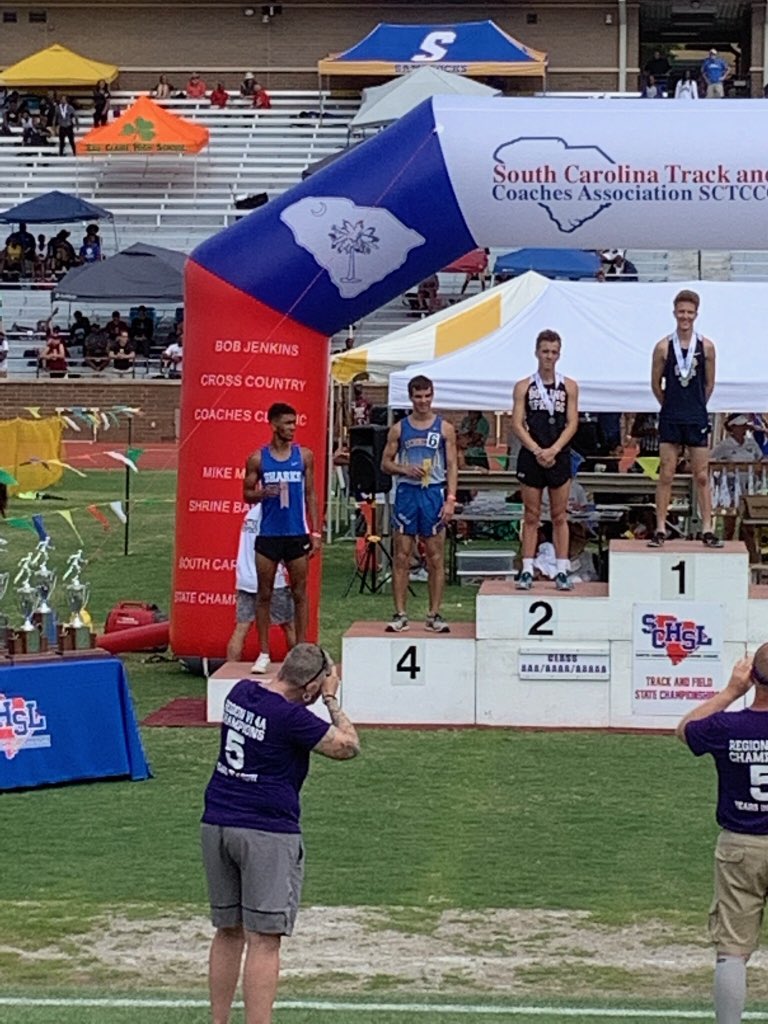 William Johnson takes 4th in the State in the 1600 with a PR of 4:26! 800 up next for Will