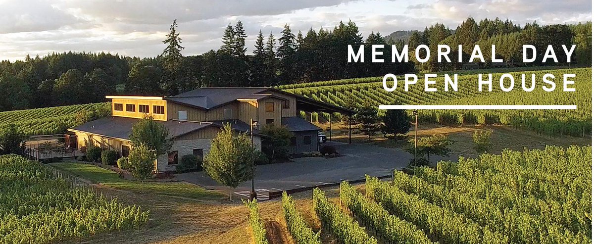 Join us for our Memorial Weekend Open House | May 18th, 25th &amp; 26th, 11am-4pm | Featuring brand new 2018 Rieslings, Rosé &amp; Futures of our 2018 Pinot Noir | Tour the barrel cave &amp; art gallery, Enjoy food pairings + a logo glass to keep. $20 Admission.
#gowinetasting #wvwines