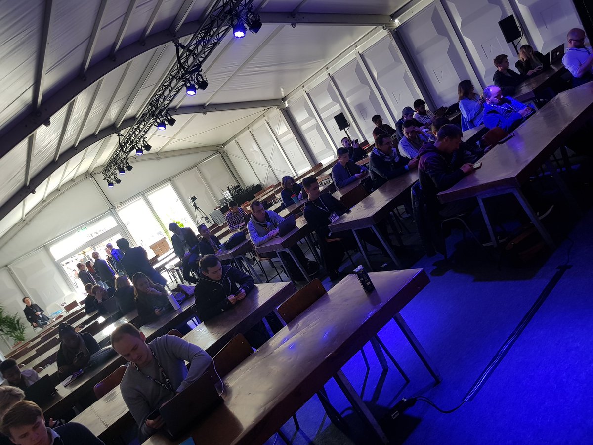 Photos of the crowd at yesterdays $WAVES #dApp workshop at #TNW2019. Lots of new interest in #Web3, many great comments and some new friends were made. Thanks to everyone who came along! #WavesPlatform #Blockchain 🔷️🔥🚀