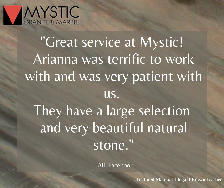 Thank you, Ali, for your kind review!
#Mysticgranite #countertops #quartzite #granite #marble #kitchenremodel #remodel #bathroomremodel