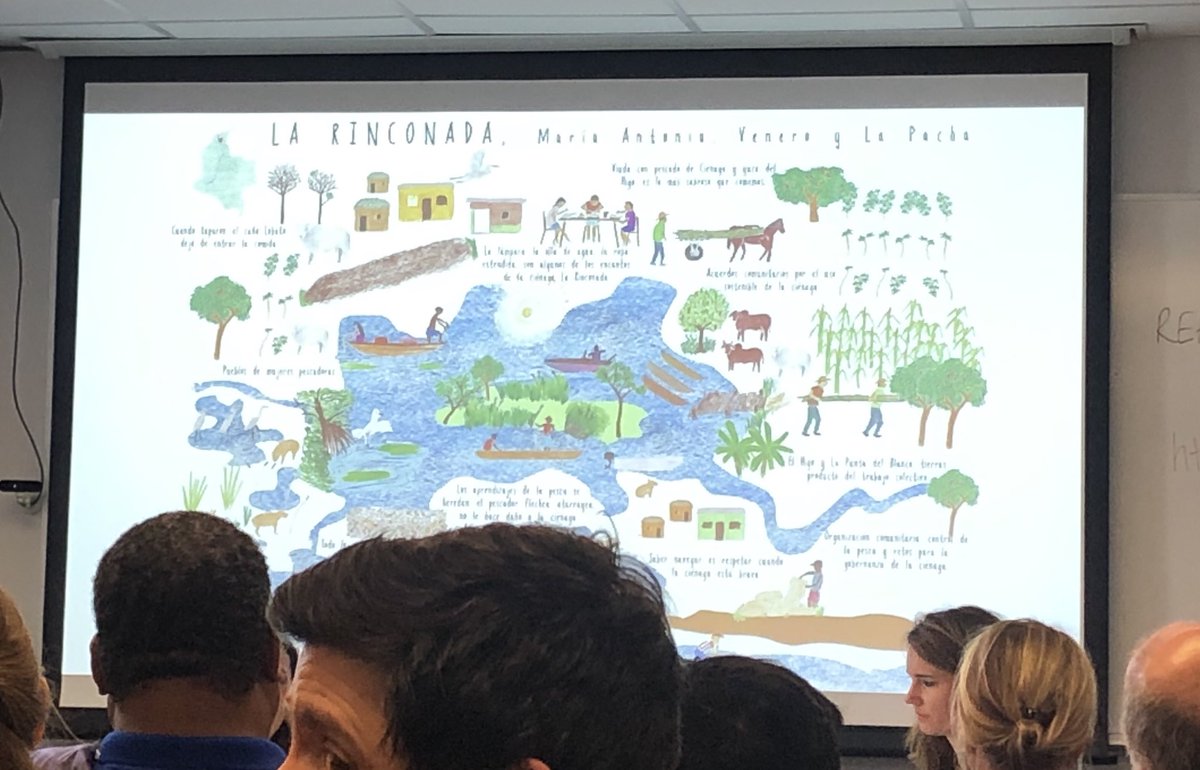 eirons's tweet image. Diana Bocajero on Rio Magdalena in Colombia, ecologies of abundance, ecologies of fear, "on how to guard common grounds", everyday condition of subsistence &amp;amp; hope=staying w/ the trouble as more than theoretical framework, recognizing "enmarañamientos" @PPEHLab #learningwithwaters