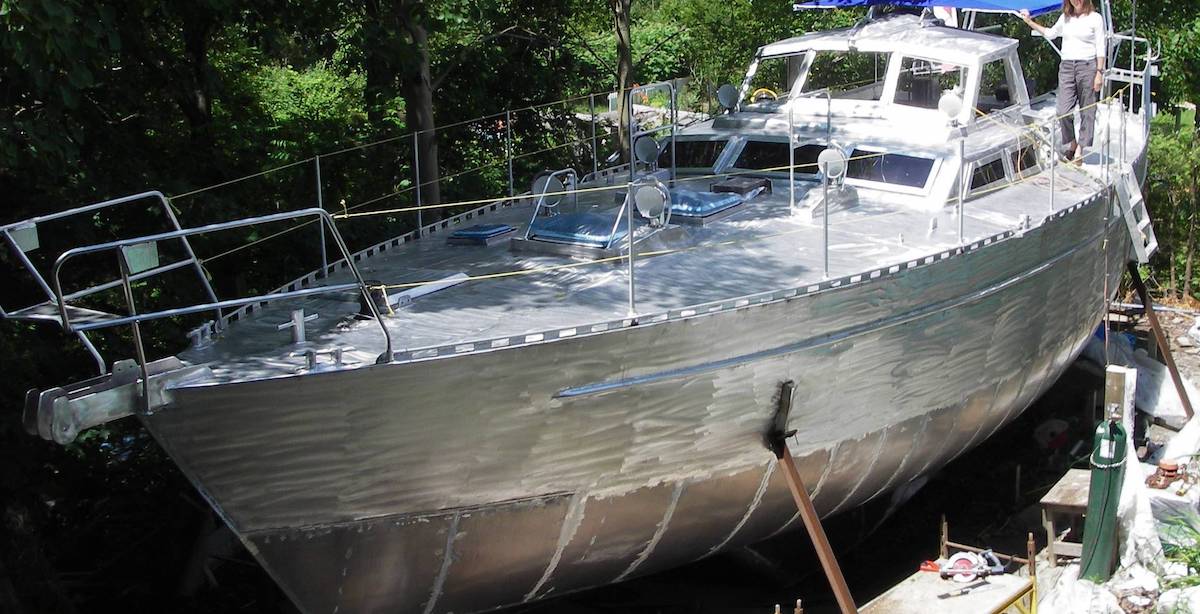 Incredible Yacht Built In Backyard Took 14 Years To Build bit.ly/2W0Xn60 #DIY #backyardbuild via @sliptalking