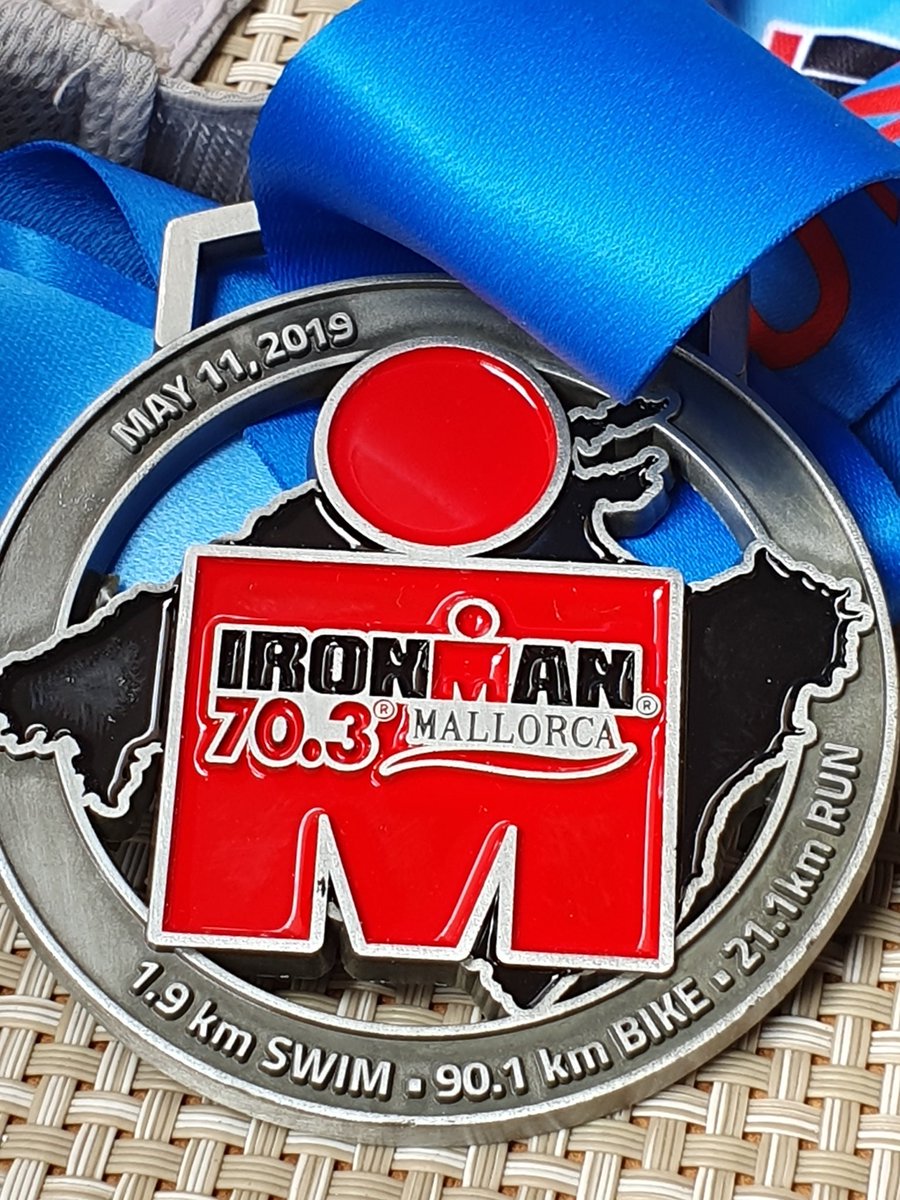 And that's a wrap. A blooming hot one btw - they said 19C but it felt more like 29! #mallorca703ironman @ironmanMallorca