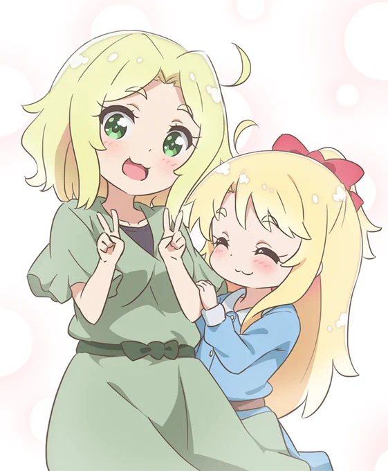 母の日なのでサイキョーにカワイイ親子描いた
#母の日 