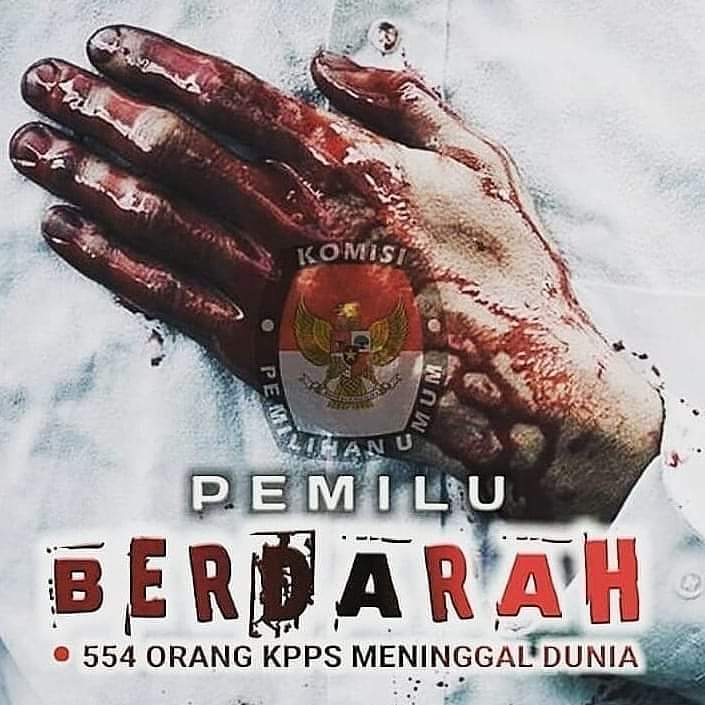 Innalillahi wainnailaihirojiun... 🤲🏼
#PrayForIndonesia 🇲🇨
#KorbanmeninggalPemilu2019
#IndonesiaBerduka