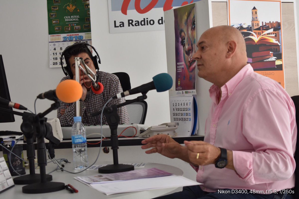 CifaFuenteAlamo's tweet photo. ✅ AGUSTÍN SÁNCHEZ EN RADIO ANTENA CIUDAD

En la mañana de hoy sábado, nuestro candidato a la alcaldía, Agustín Sánchez, ha estado en Antena Ciudad - 107,3 FM, explicando a sus oyentes el programa electoral de CIFA Fuente Álamo.

💜 Contigo más ilusión, esperanza y futuro 💜 https://t.co/PIIkYVtfia