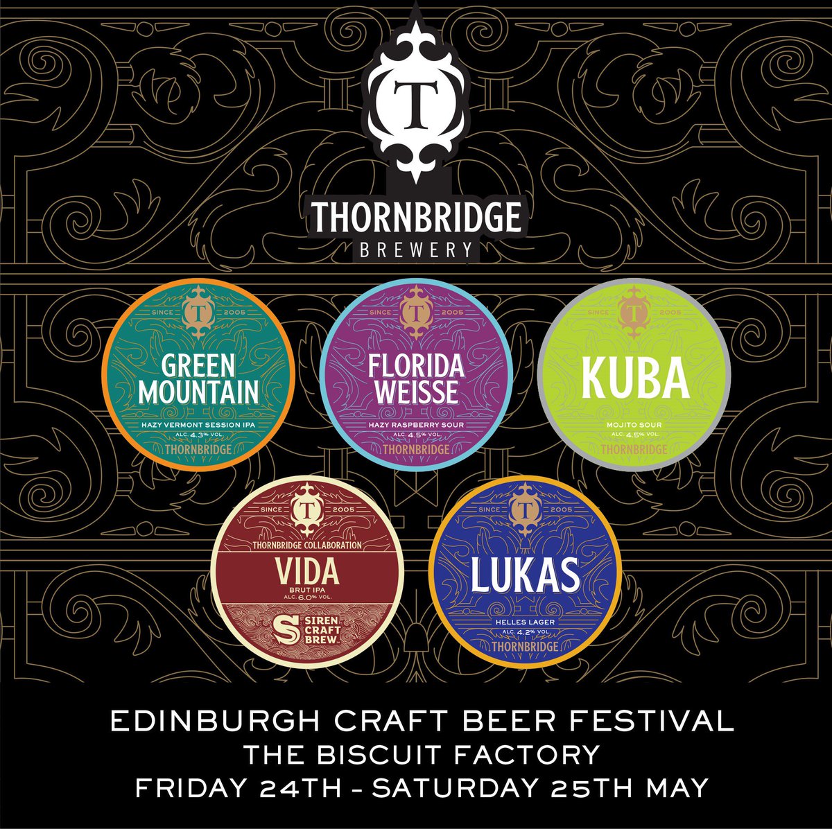 We're excited to be pouring at @bfactoryedi where Scotland’s biggest celebration of modern beer culture @ECBFestival will be held. 🍻 Bringing the world’s best breweries, eatery's and DJs together. Who's coming? 
Tickets available here 👉 bit.ly/309BuRc