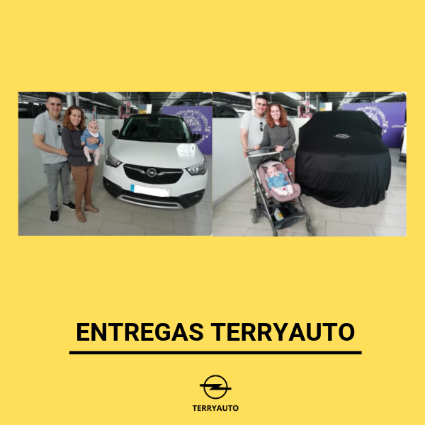 terryauto_'s tweet photo. Sara y José Ramón ya están disfrutando de su nuevo #OpelCrossland ⚡

👉 ¡Grandes aventuras le esperan a toda la familia! #BebéaBordo

Gracias por confiar en #TerryAuto ❤️ https://t.co/JlPJUpv2Ub