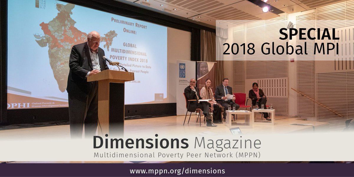 ophi_oxford's tweet photo. Sir Angus Deaton @DeatonAngus remarks on the #GlobalMPI2018: #multidimensionalpoverty measures versus dashboard measures, #povertyreduction in #India, methodology, & #poverty in rich countries like the US: https://t.co/pMP2x2Is1d https://t.co/gr4wMN2aS7