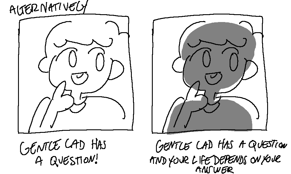 black and white and panelling "hot tips", part [2/2] thank you 