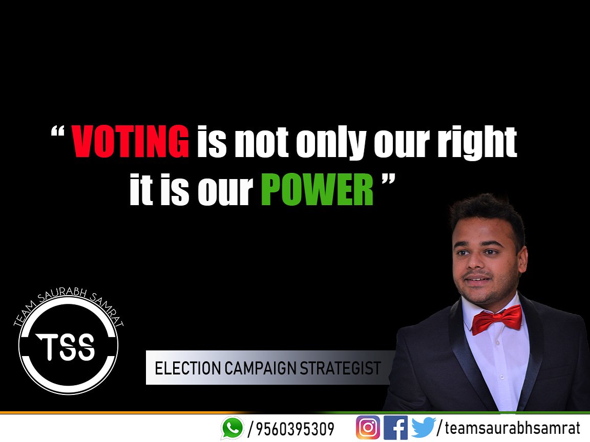 campaigntss's tweet photo. #vote and be counted
It's your right, it's your responsibility.
.
.
#LokSabhaElections2019 #Decision2019 #VoteKar #VoteBlueNoMatterWho #VoteForIndia #2019Elections #LokSabhaElections #LokSabha #rideforvote https://t.co/pjxNjUgwAr