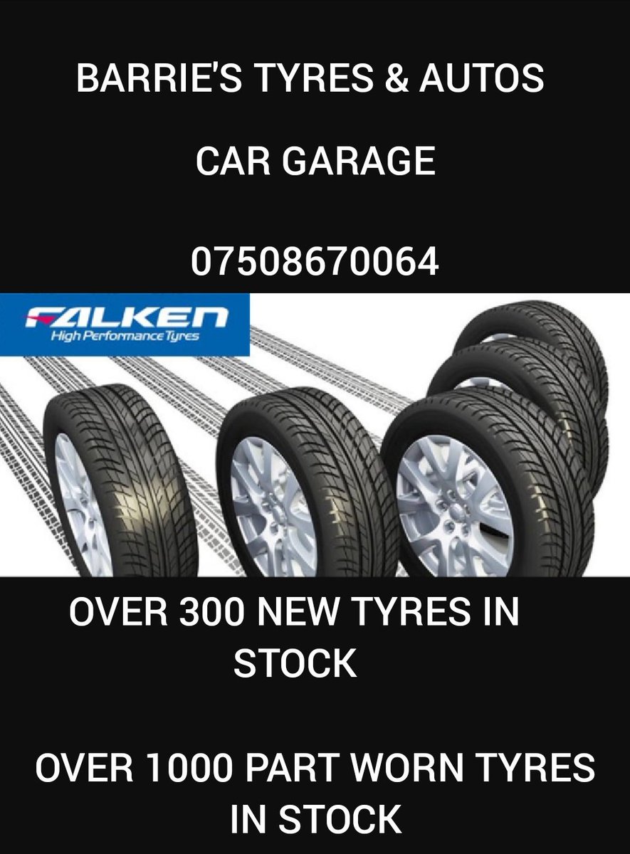 Barries Tyres & Autos Ltd (@Barries_Tyres) / Posts / X