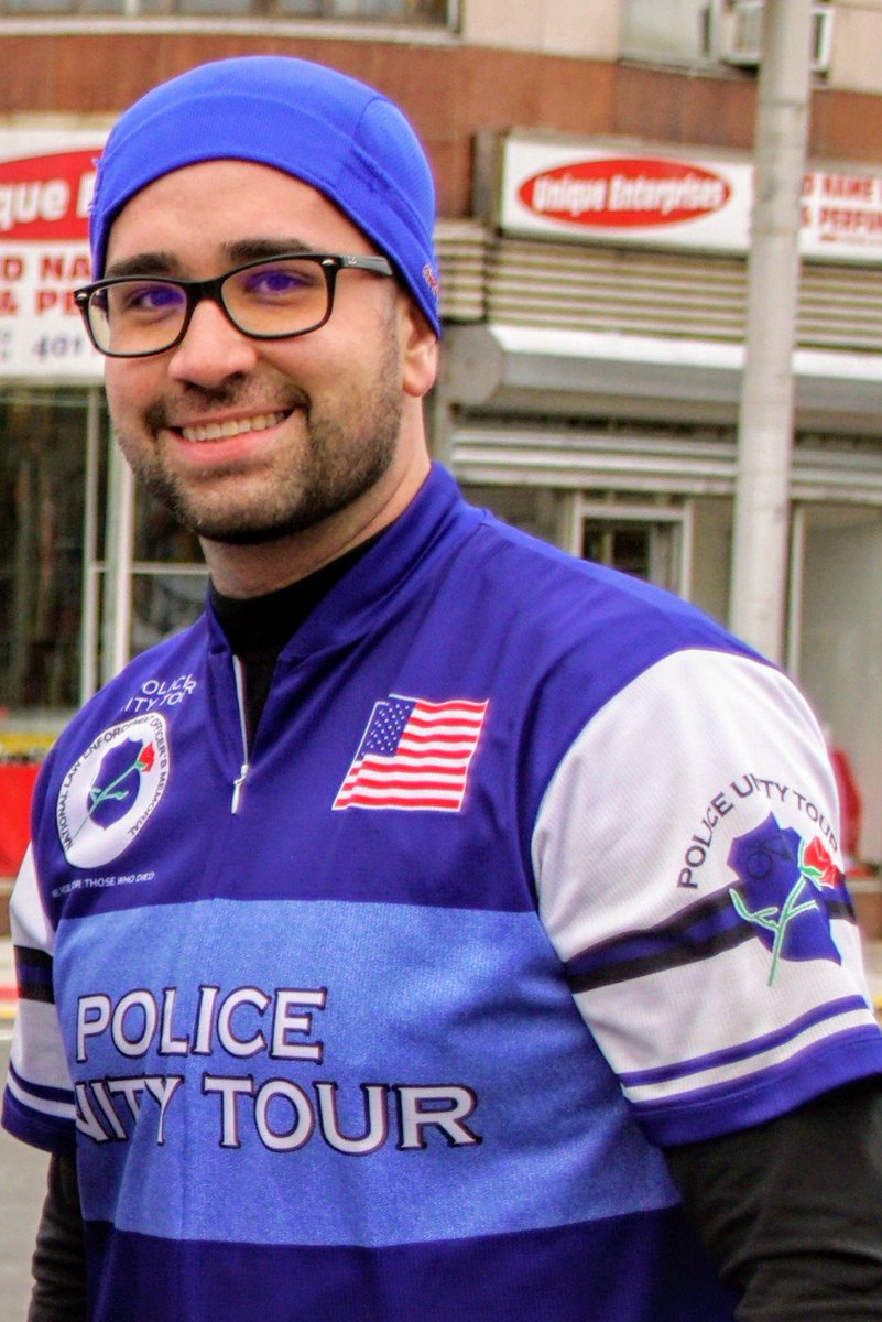 Linden_PD's tweet photo. Ofc. Joe Appello is riding in his 2nd Unity Tour. He rides in memory of Corporal Ronil Singh of the Newman (CA) Police Department, who was killed during a vehicle stop on Dec 26, 2018. #weforthosewhodied #teamlinden #policeunitytour #chapter37 #chapter1 
https://t.co/mEB5MMTfyL https://t.co/J4asos4KXA