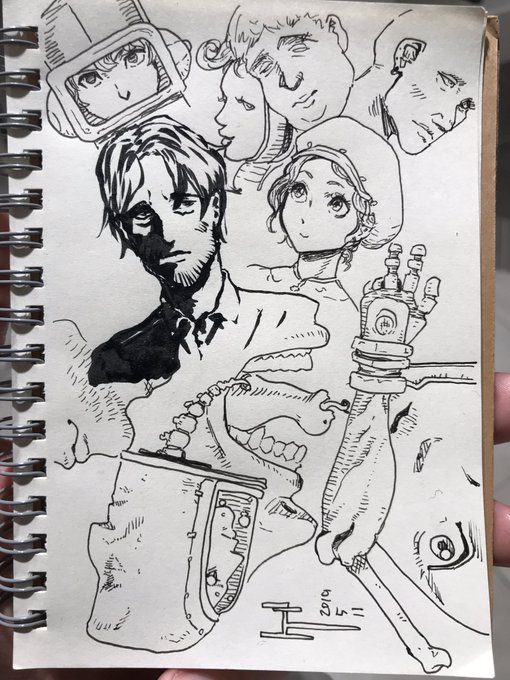 寺田克也さんの個展を見に行った効果で、久々に超落書きが捗った! 