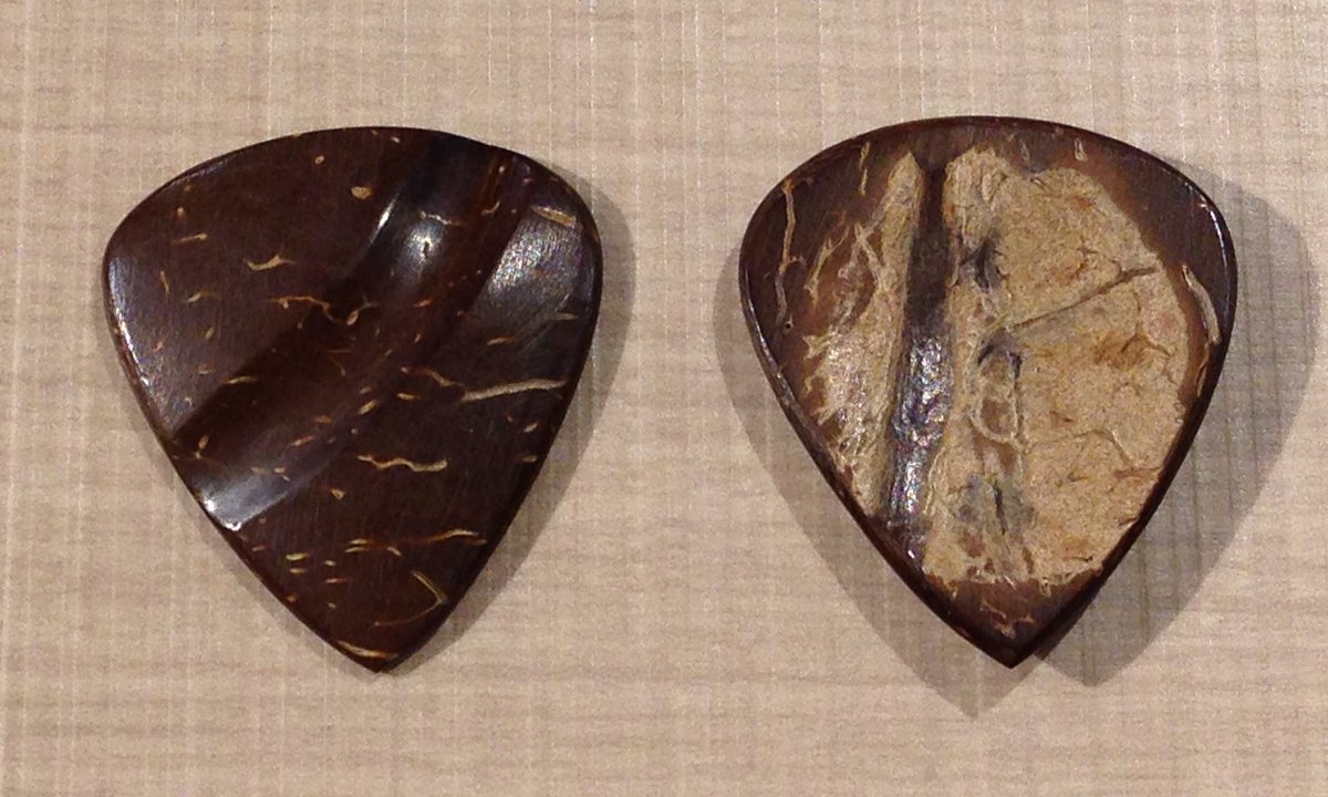 ROCKINN_namba's tweet photo. 【#ロックイン難波】#AnimalsPedal の天然素材を使った #WildPicks シリーズにココナッツの殻を加工したハンドメイドピックが入荷しました!軽快なサウンドながらしっかりとした温かみがあり、ハンドメイドなのでエッジも丁寧に加工されています♪ぜひ一度お試しください!⇒https://t.co/bCRVUtJmhG https://t.co/G3qlH3asJo