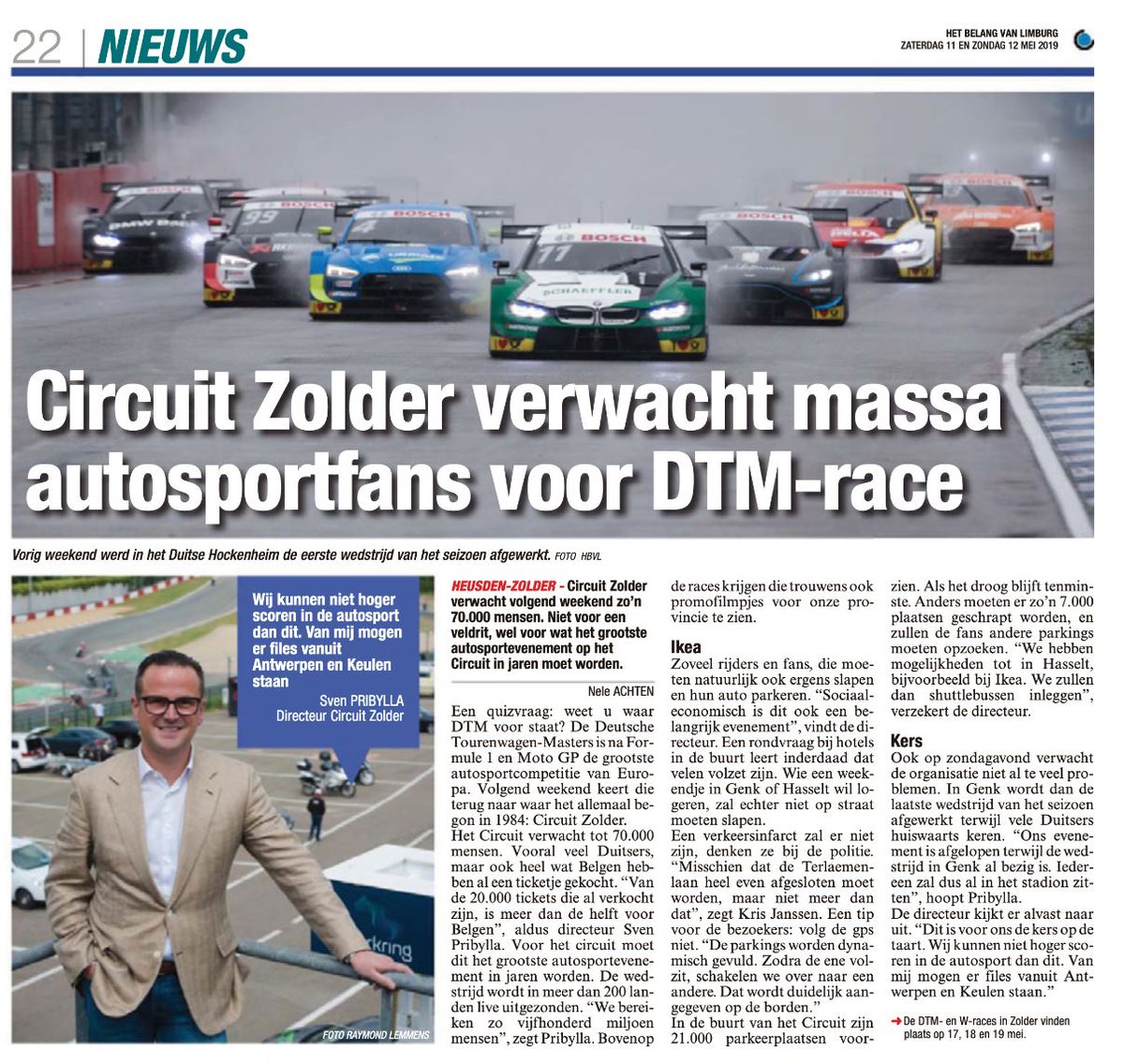 CircuitZolder's tweet photo. Small country, big race!  ⚡️💥 DTM is coming back! "We are so proud!"   #feeltheroar #dtmlove #dtm @DTM https://t.co/1mEhBt54ge