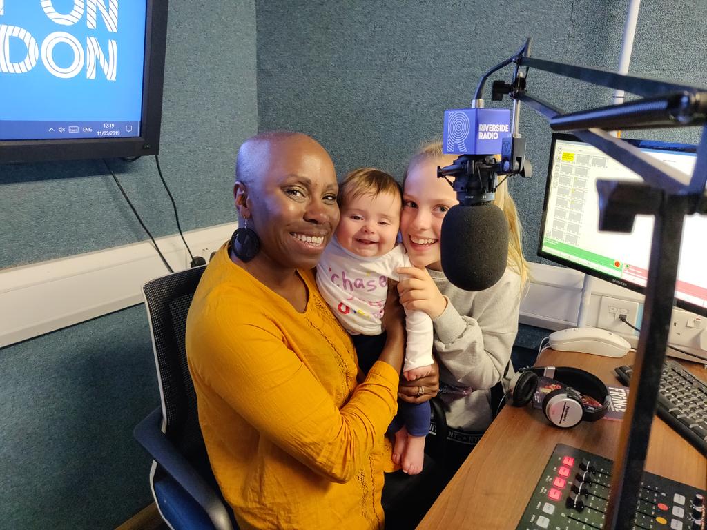 Fayon Dixon (@fayontv) on Twitter photo Eliza 4 months old makes her debut on <a href="/ThisisRiverside/">Riverside Radio</a> with my awesome guest Millie, future radio producer 👍🏾
#TheKidsAreAlrightShow Eliza 4 months old makes her debut on <a href="/ThisisRiverside/">Riverside Radio</a> with my awesome guest Millie, future radio producer 👍🏾
#TheKidsAreAlrightShow
