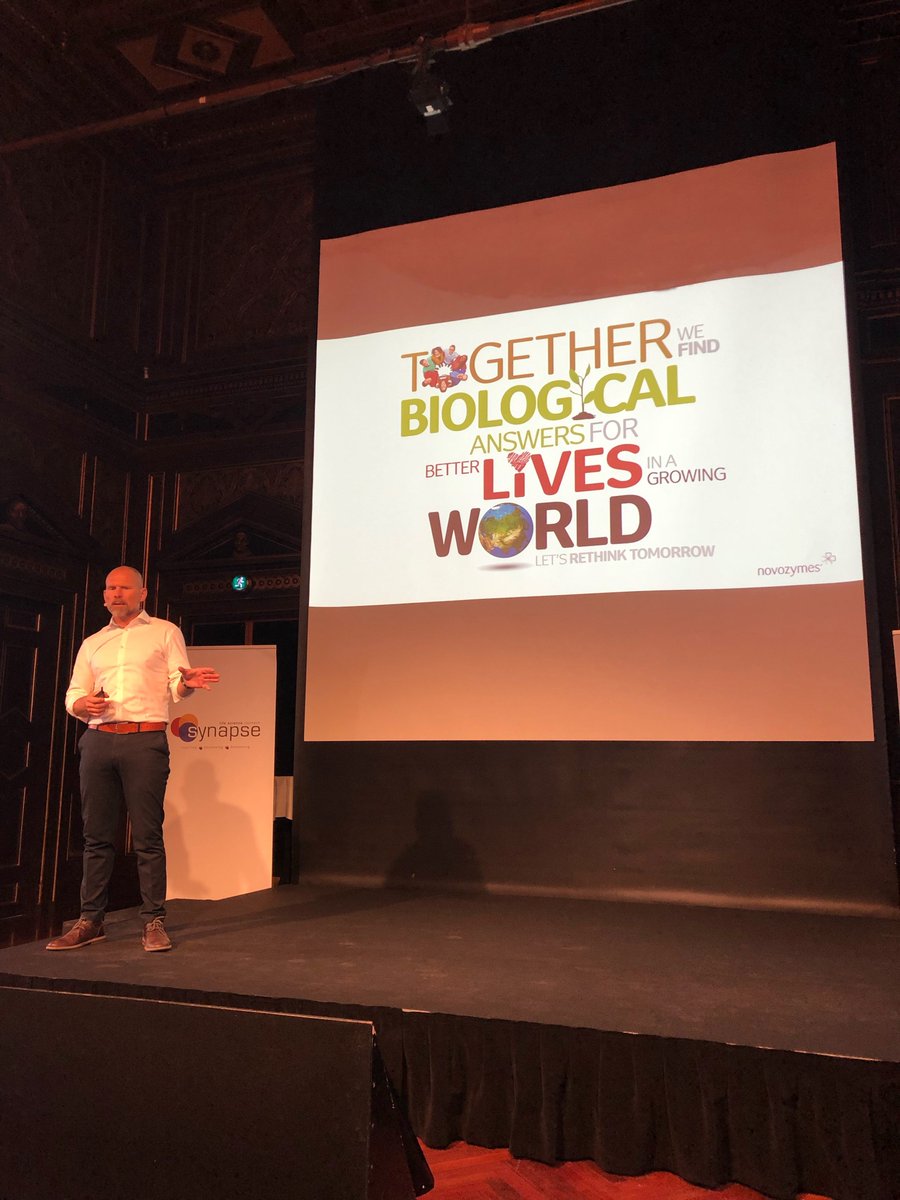BioBiz_Claus's tweet photo. Amazing responses at the Copenhagen Life Science Summit ’19  to @novozymes sustainability journey and how we have made "making the world a better place" our core business purpose - thank you @synapse_connect for a great event, https://t.co/3Yf3SdZr1S