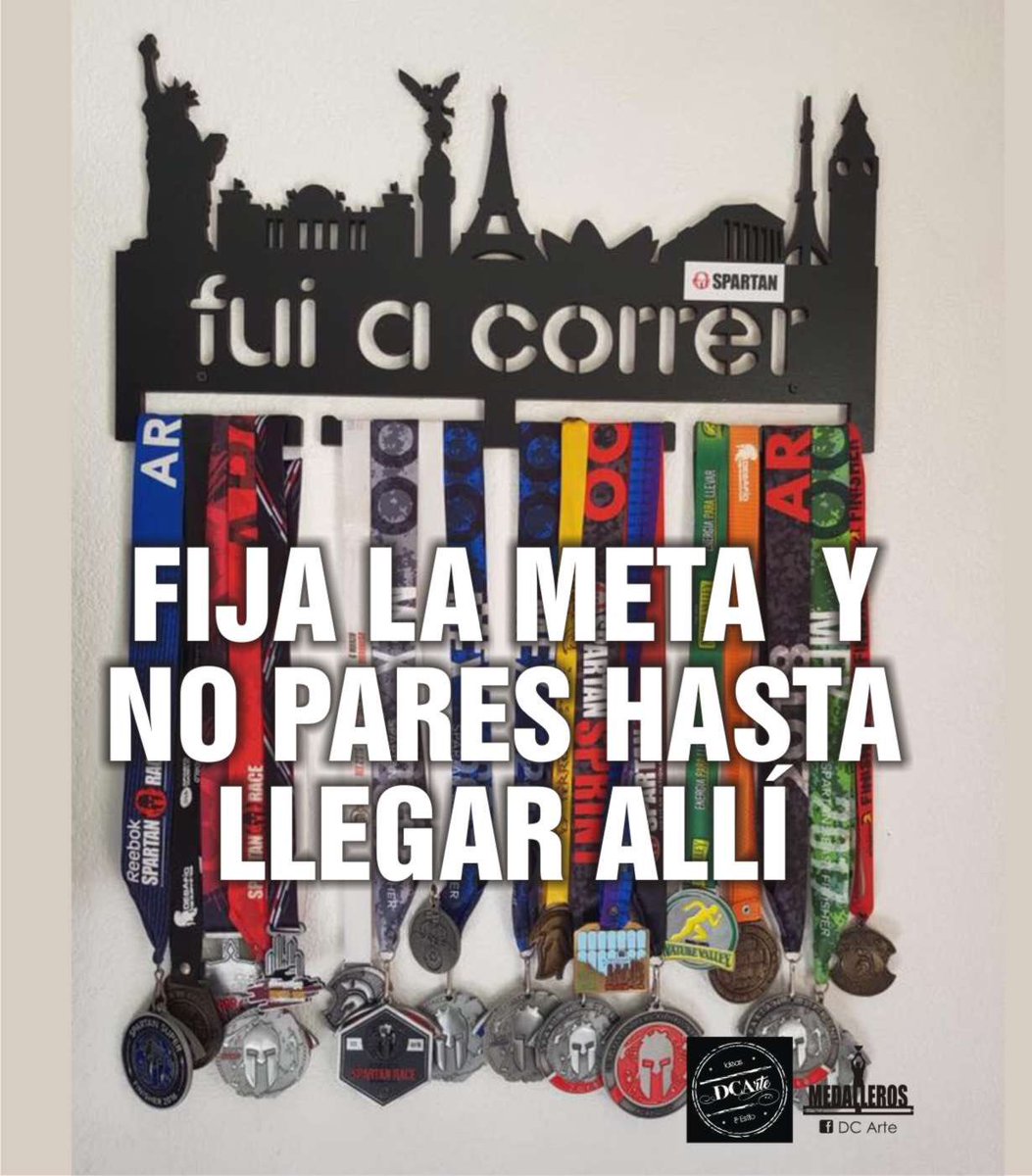 DCArteMedallero's tweet photo. Fin de semana de competencias intensas!!!!
Triatlón, spartan y más retos!!!
.
.
#DCArte #runnermedals #running #runner #triatlon #run #triatleta #triathlons #elegicorrer #borntorun #runnerslife #amocorrer #keeprunning #mondaymotivation #spartan #spartanracemx #aro #spartanrace https://t.co/KYjv0BOU6F