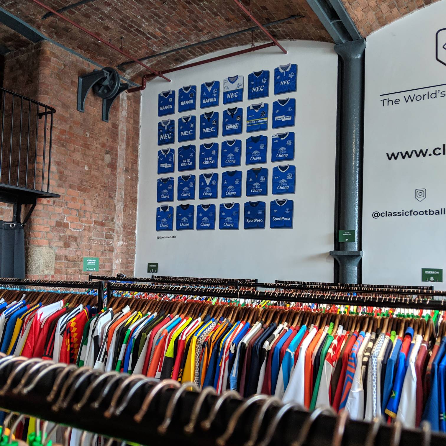 Classic Football Shirts pop-up shop opens at Albert Dock with