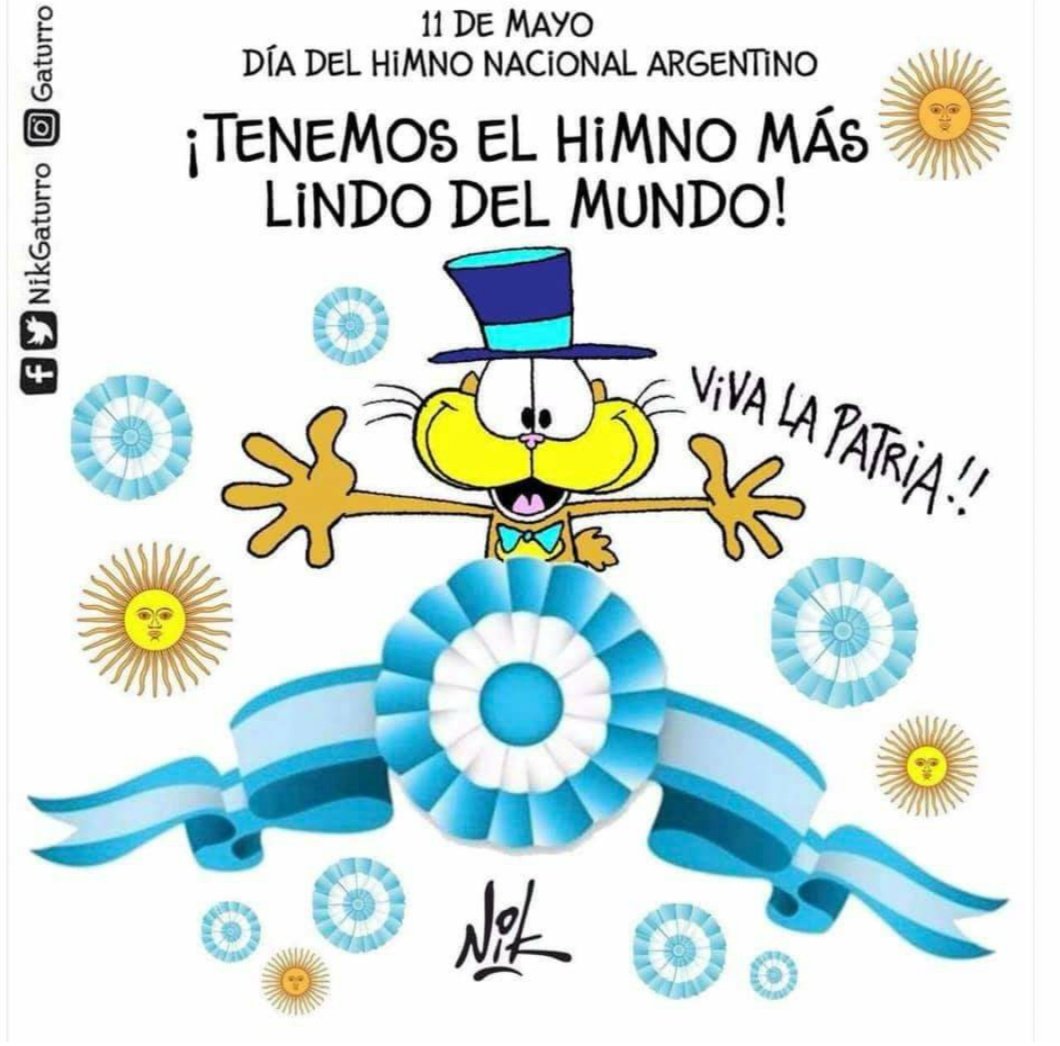 mariluleverberg's tweet photo. Buen día !! 🙋🏼
...cuando lo cantamos, sentimos que se agiganta el corazón... #DiadelHimnoNacionalArgentino https://t.co/eD9ffvYrCv