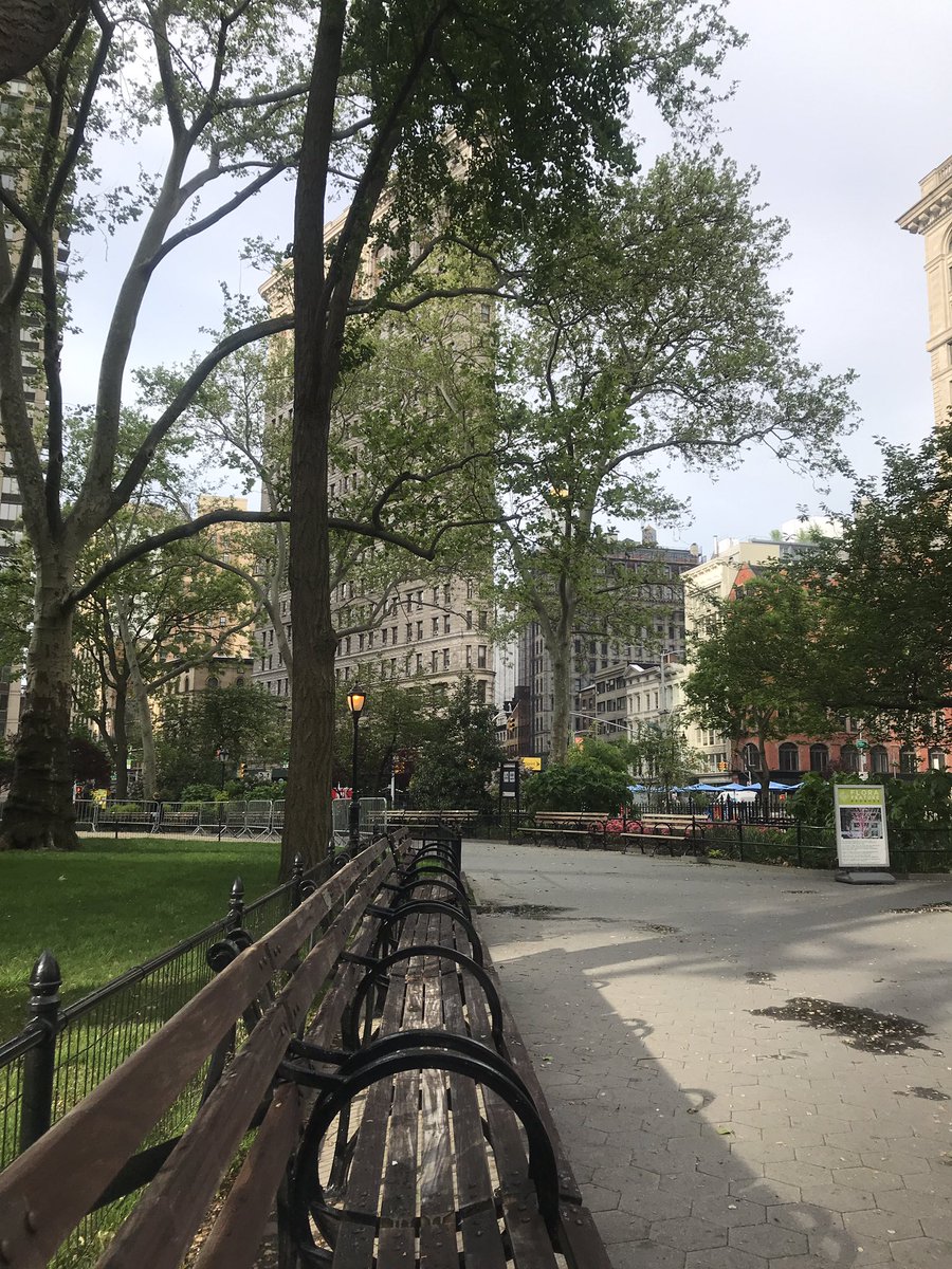 View of the Flatiron from Madison Square Park