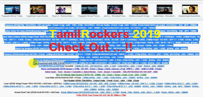 Good New for TamilRockers Lover ...!
Tamilrockers Latest Link : bit.ly/2W9zNAz

#tamilrockers #tamilnews #tamilrocker #TamilGun #tamilrockersnewdomain #TamilCinema #tamilrockersnewlink #tamilrockerss