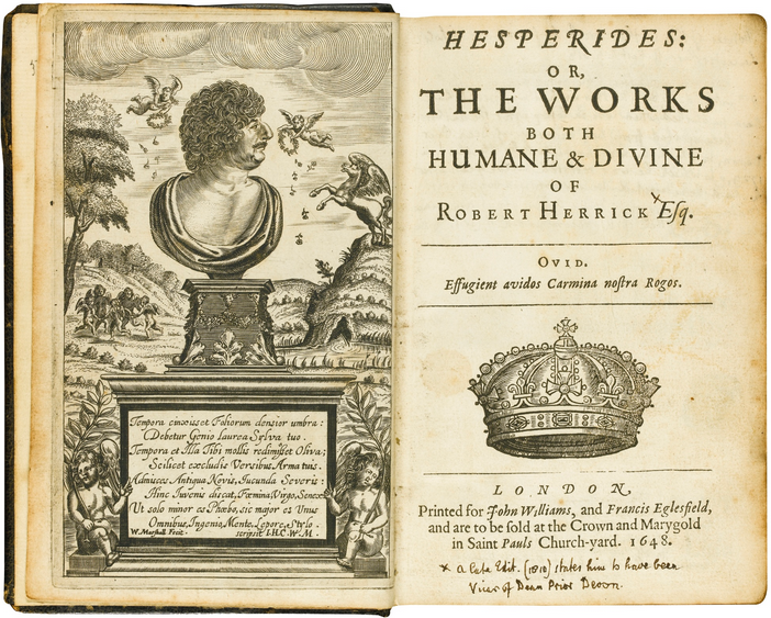 _FrancesOwen's tweet photo. @17thCenturyLady @cheapsellotape Here's some more from lovely Herrick: His Return to London.
From the dull confines of the drooping west
To see the day spring from the pregnant east,
Ravish'd in spirit, I come, nay more, I fly
To thee, blest place of my nativity!
#StuartsSaturday #KeepItStuart #KeepItCavalier https://t.co/clEdNIxnOq