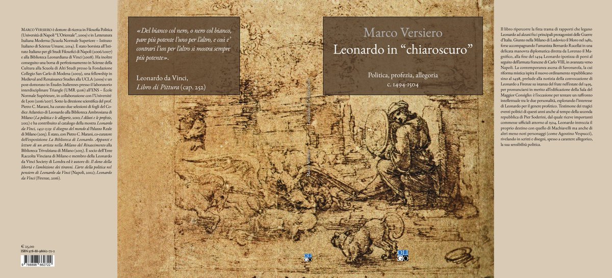 MarcoVersiero's tweet photo. In anteprima al @SalonedelLibro di Torino, in libreria dal 23 maggio
#Leonardo500 #LeonardoDaVinci #newbook #newedition #justreleased #humanities #historyofpoliticalthought #arthistory #history #philosophy #iconology #Versiero #MarcoVersiero #OligoEditore https://t.co/tNpxUuLVdd