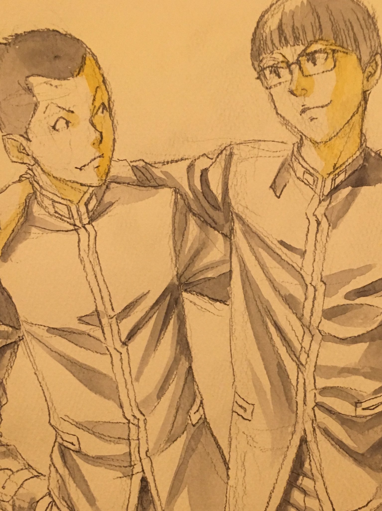 古屋兎丸 4 菊馬と二四三 沢山のリクエストありがとう レアキャラ沢山でしたね なるべく応えられるよう頑張ります 古屋兎丸ドローイング展12月開催 描いて欲しいキャラは随時募集中 T Co Usbawuzsyl Twitter