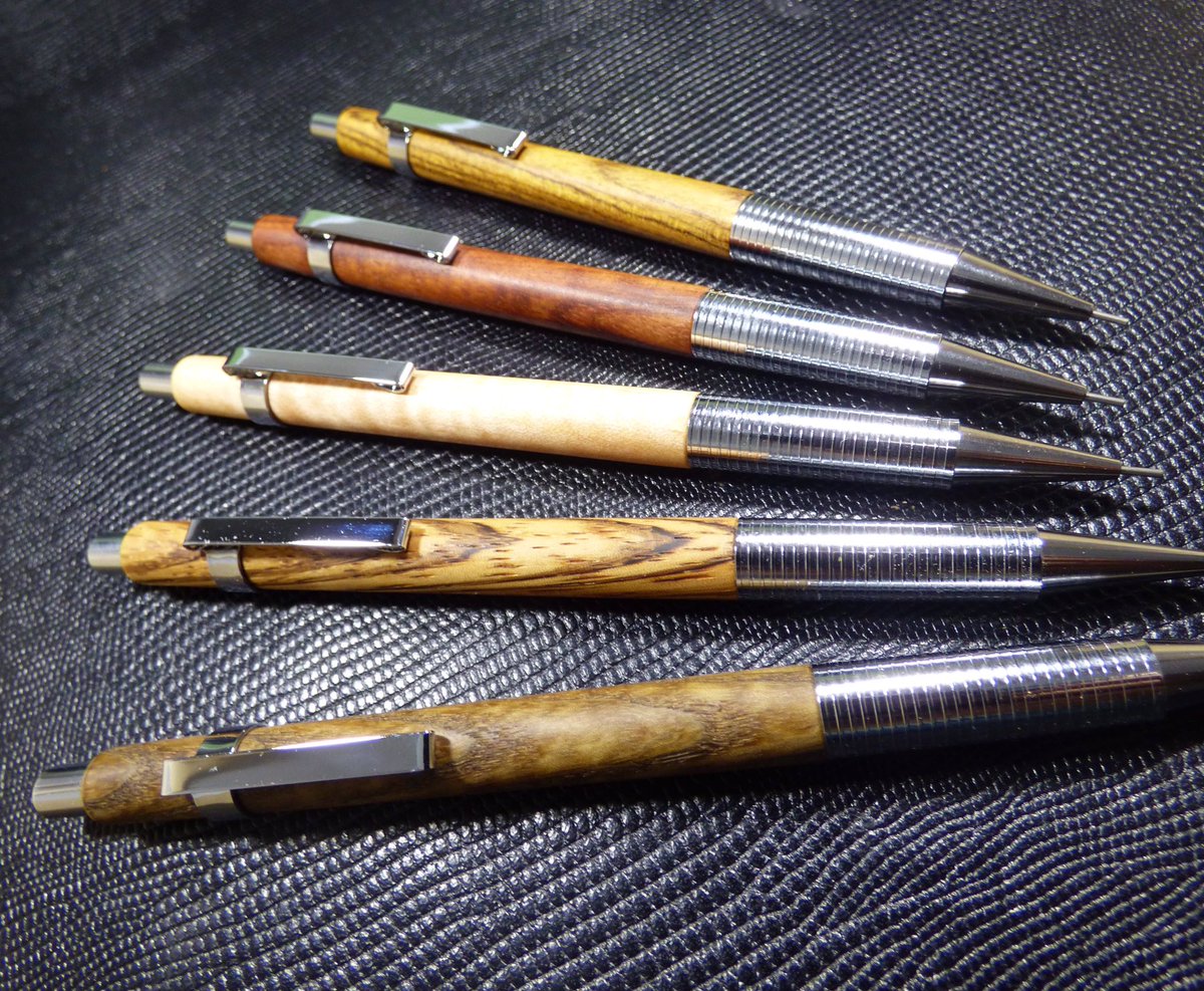 新しい木でシャーペンを。 #CraftA #クラフトエー #シャーペン
